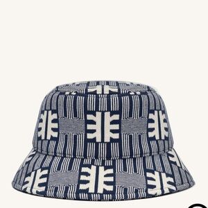 JW PEI Navy and White Patterned Kids Bucket Hat